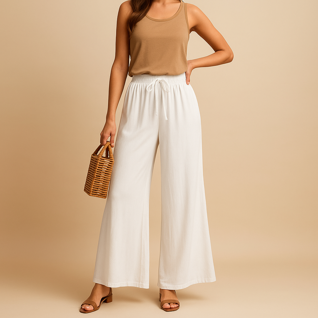 Women's Classic Comfortable Wide Leg Pants - Luxivelle