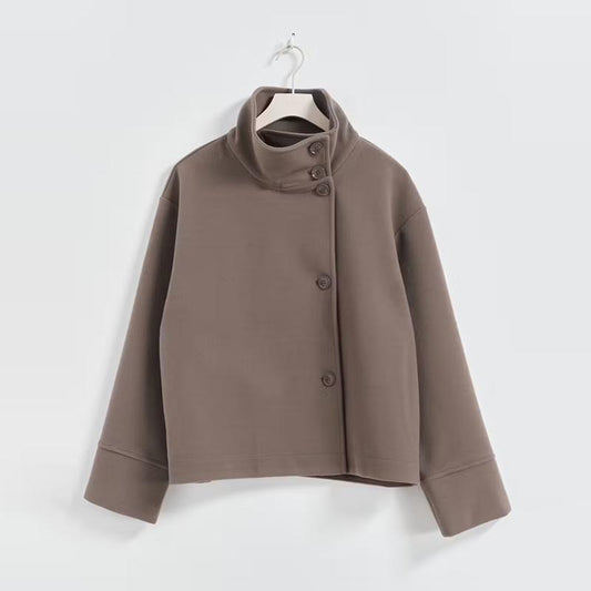 Classic Double Breasted Women's Coat - Luxivelle