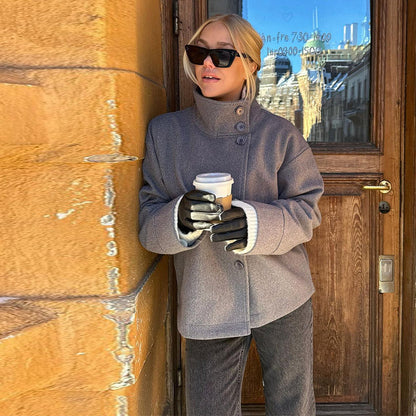 Classic Double Breasted Women's Coat