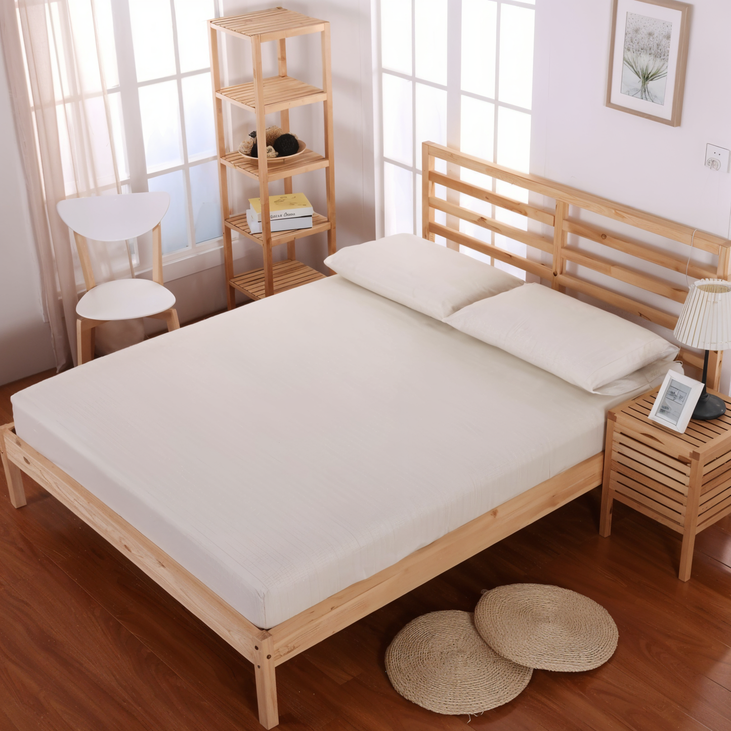 Natural Grounding Sleep Sheet - Fitted Earthing Bed Sheet - Luxivelle