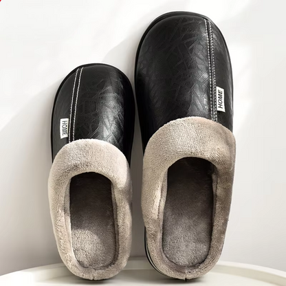 Men's Classic Faux Fur Slip On Sandals