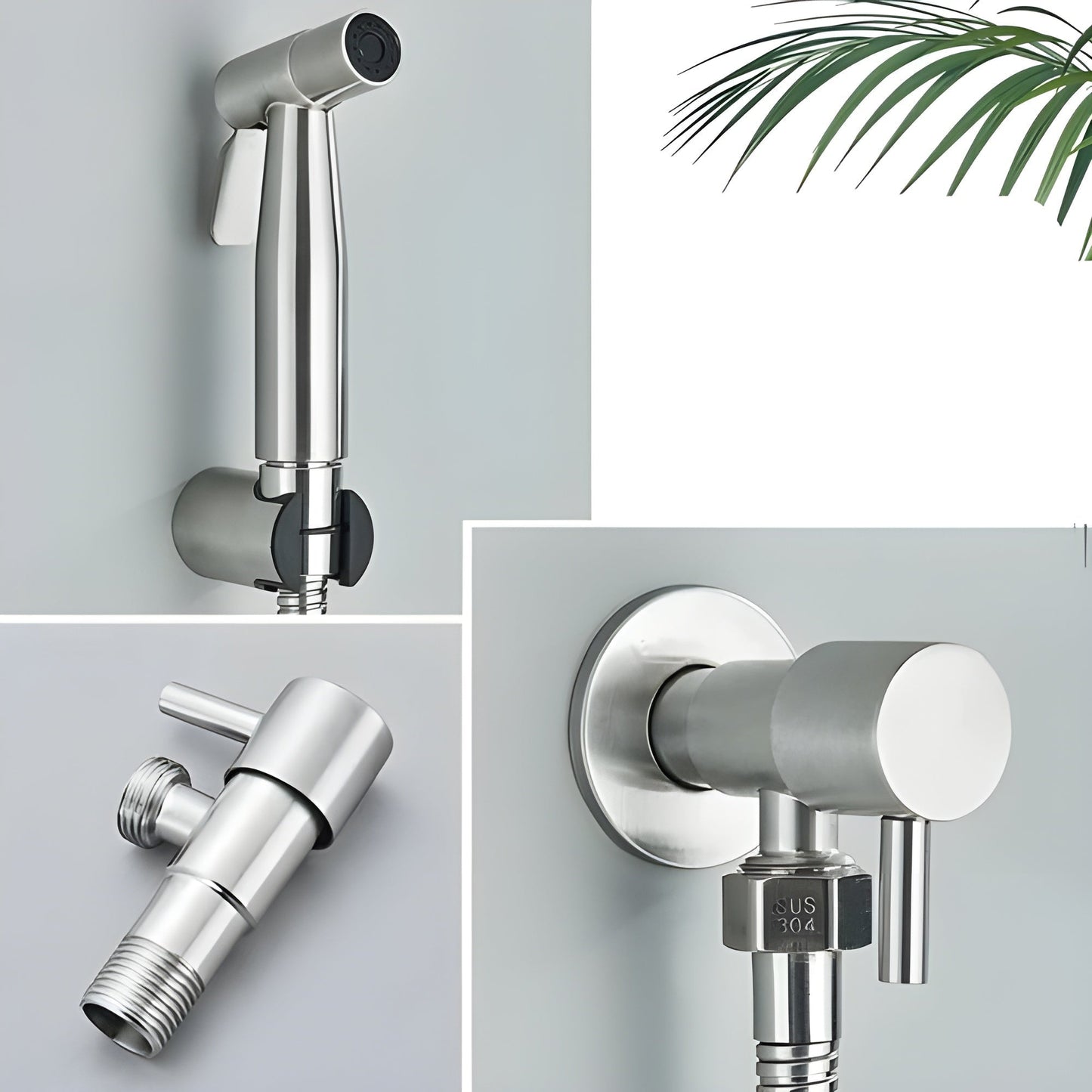 Luxury Stainless Steel Toilet Sprayer – Clean Handheld Shower
