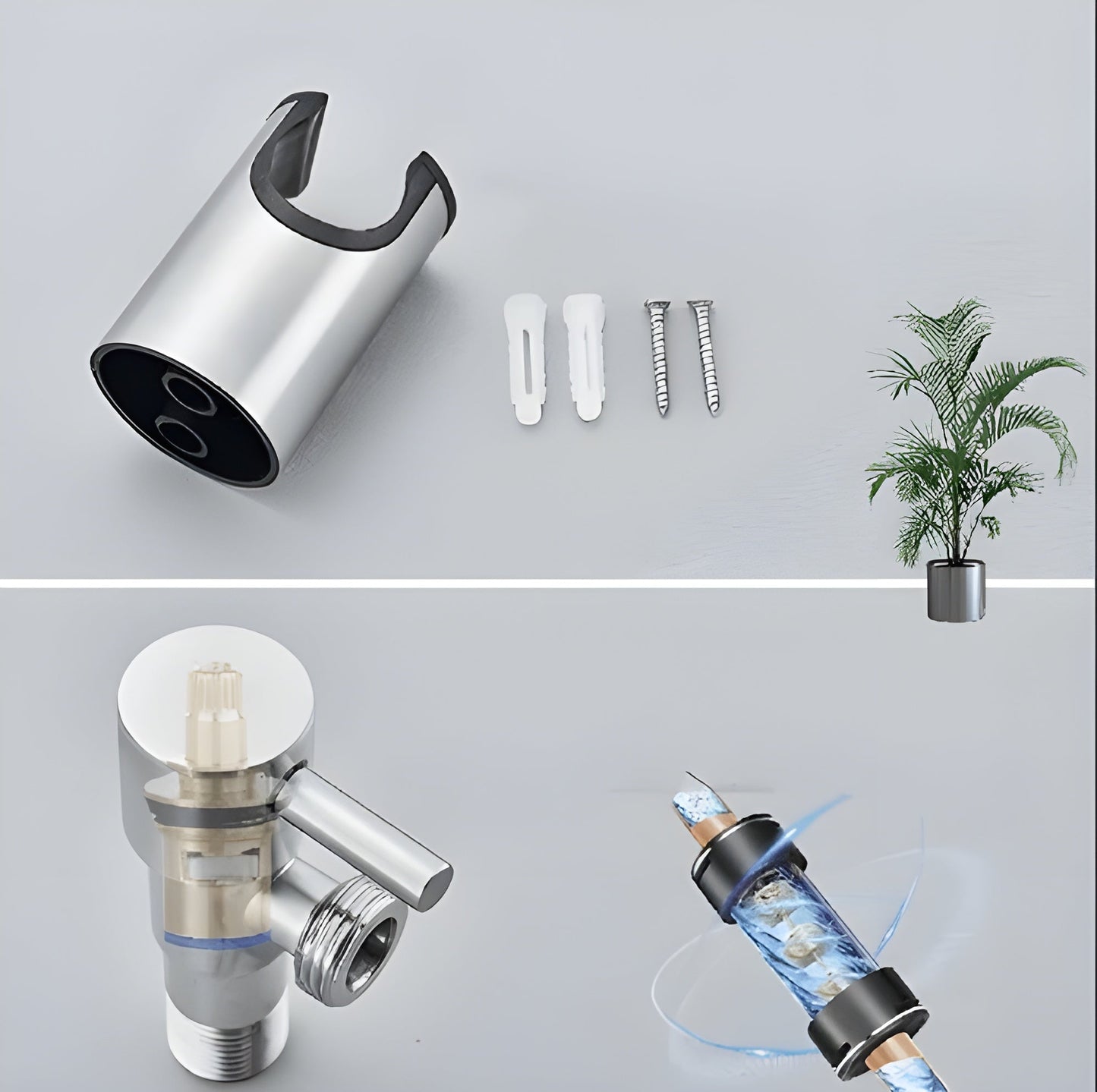 Luxury Stainless Steel Toilet Sprayer – Clean Handheld Shower