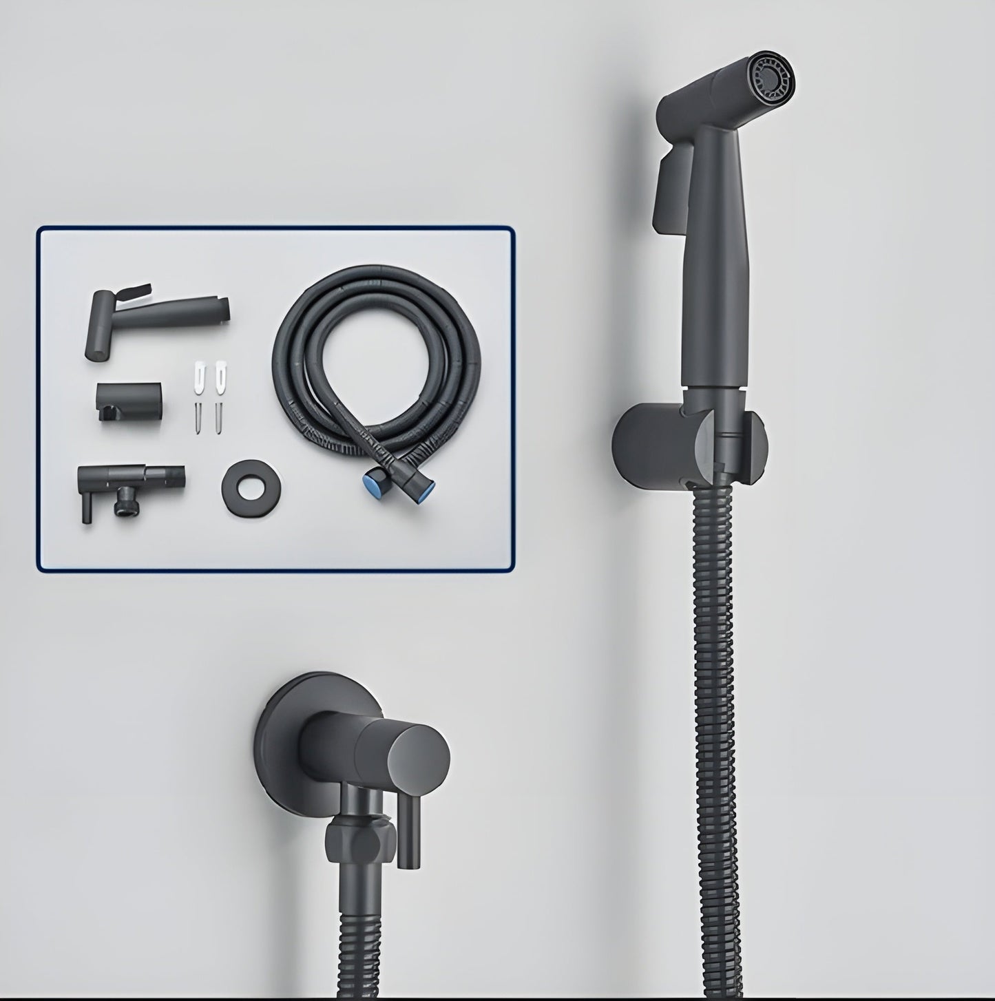 Luxury Stainless Steel Toilet Sprayer – Clean Handheld Shower