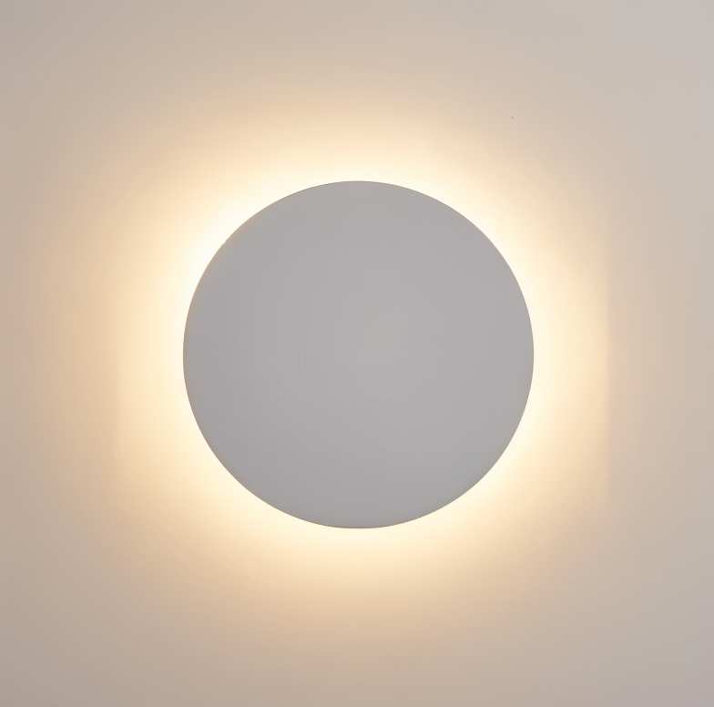 Sleek Round LED Wall Lamp