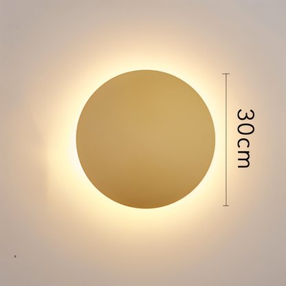 Sleek Round LED Wall Lamp