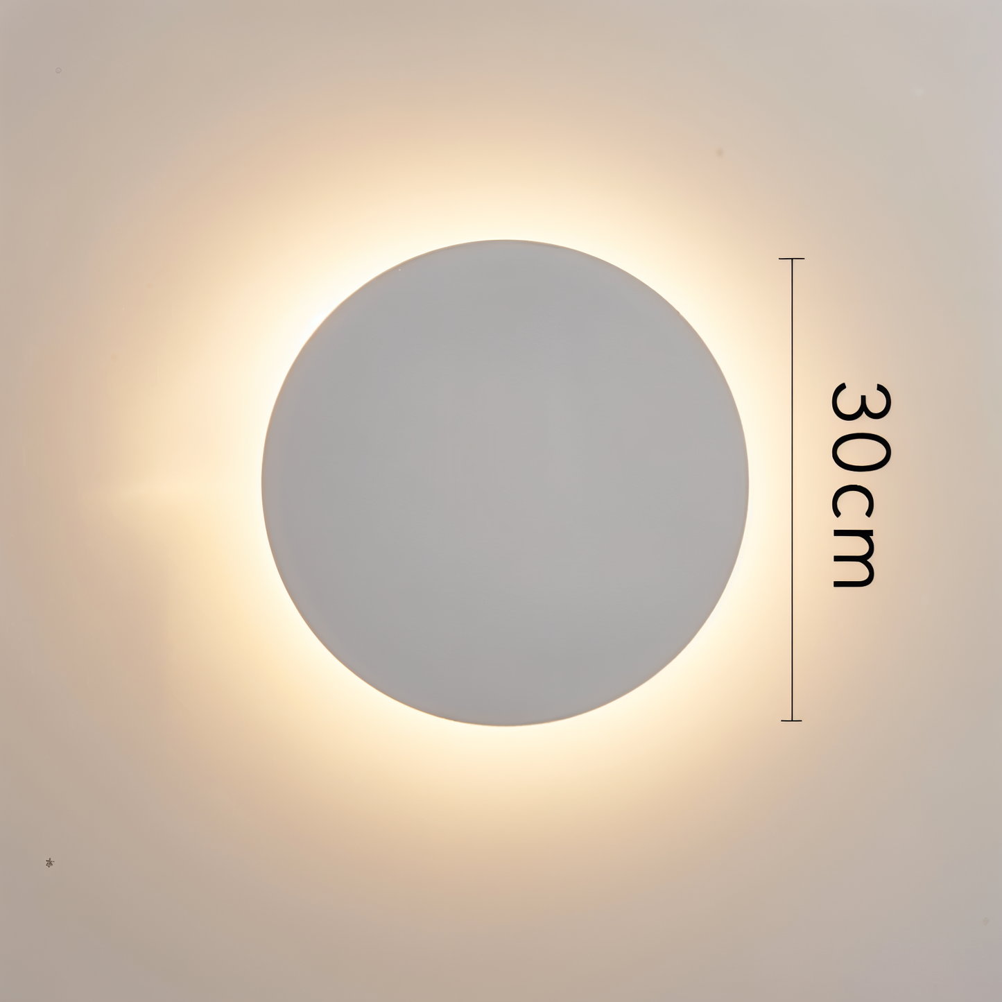 Sleek Round LED Wall Lamp