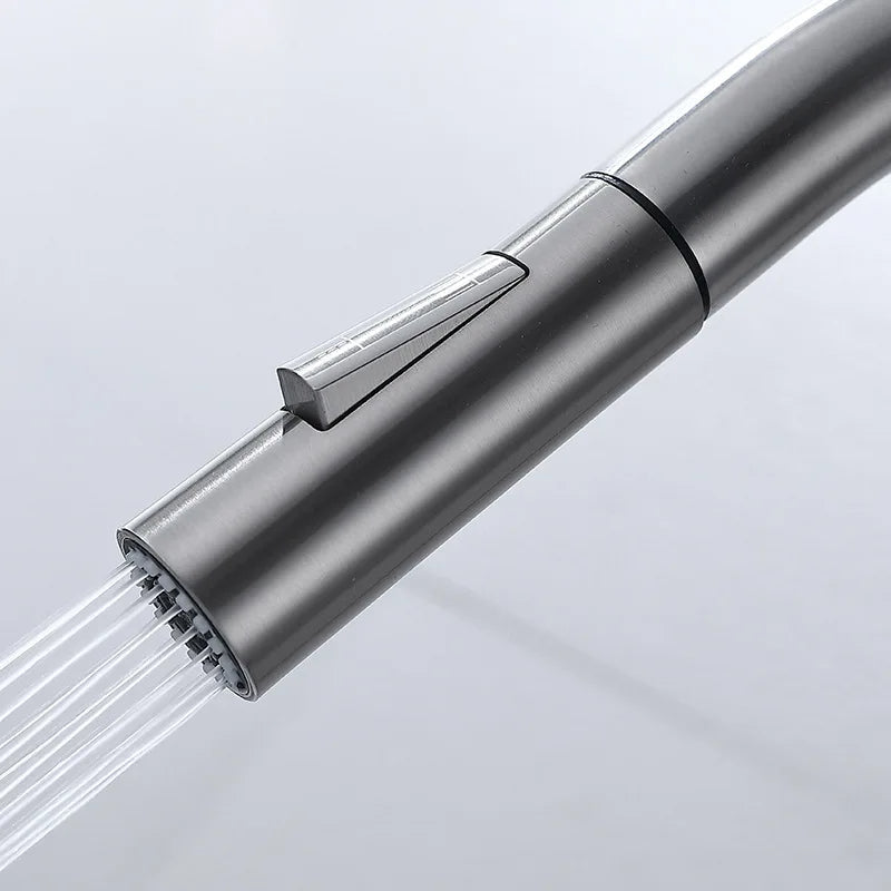 Hands-Free Kitchen Faucet with Flexible Spout