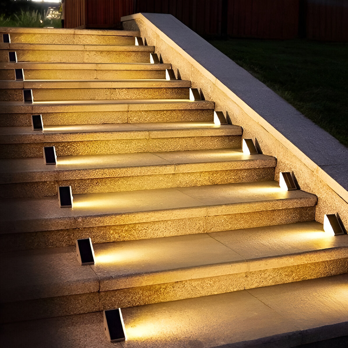 2-Pack Outdoor Solar Powered Garden Lights – Waterproof LED Path Lights - Luxivelle