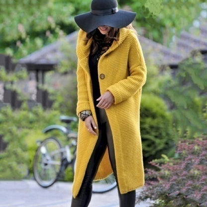Cozy Oversized Open Front Cardigan for Ladies