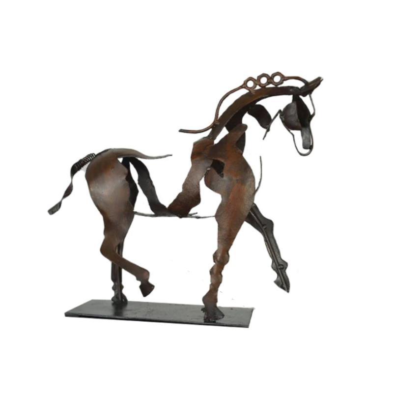 Unique Handcrafted Horse Metal Decor