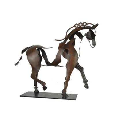 Unique Handcrafted Horse Metal Decor