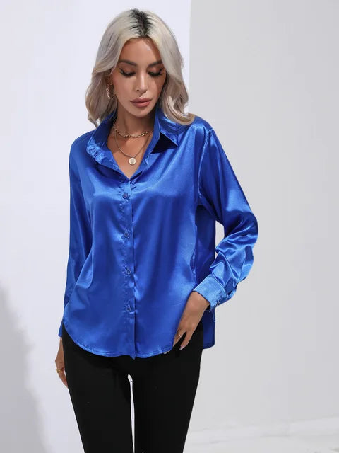 Comfortable Women's Relaxed Fit Casual Shirt - Luxivelle