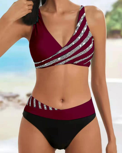 Colorful Tribal Print Swimwear Bikini