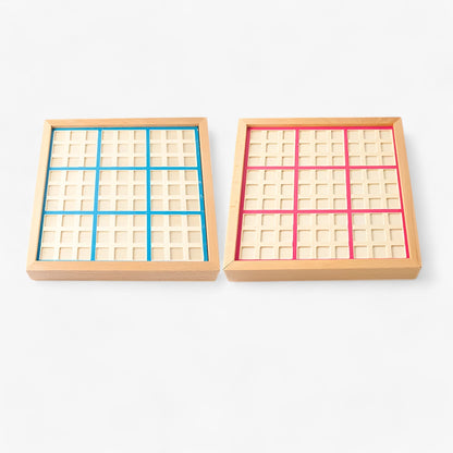 Traditional Wooden Puzzle Board Game with Storage