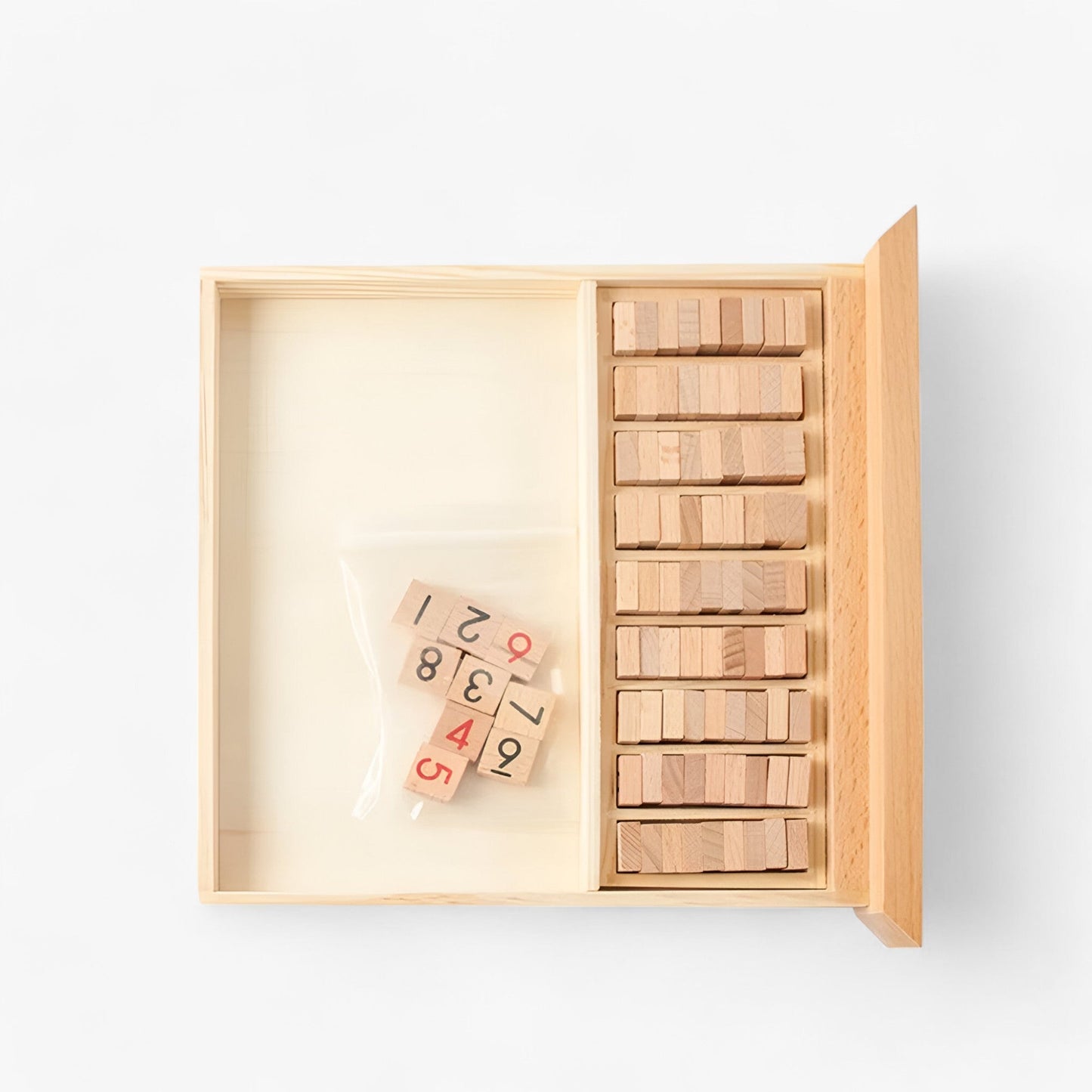 Traditional Wooden Puzzle Board Game with Storage