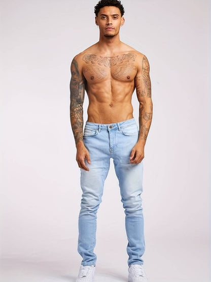 Classic Fit Low Rise Mens Slim Jeans