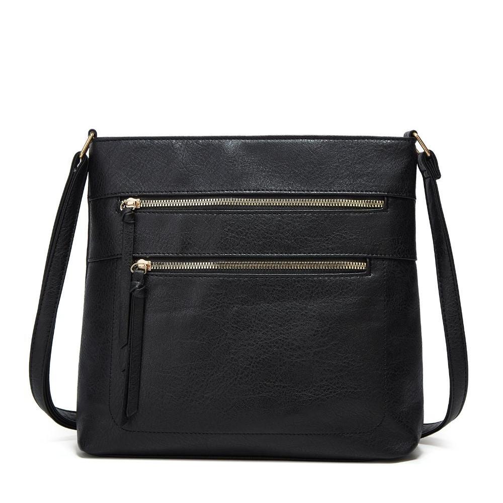 Classic Small Leather Crossbody Handbag for Women - Luxivelle