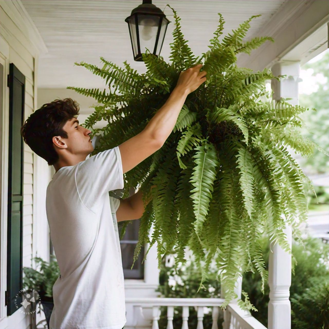 Durable Outdoor Artificial Fern Plant - Luxivelle
