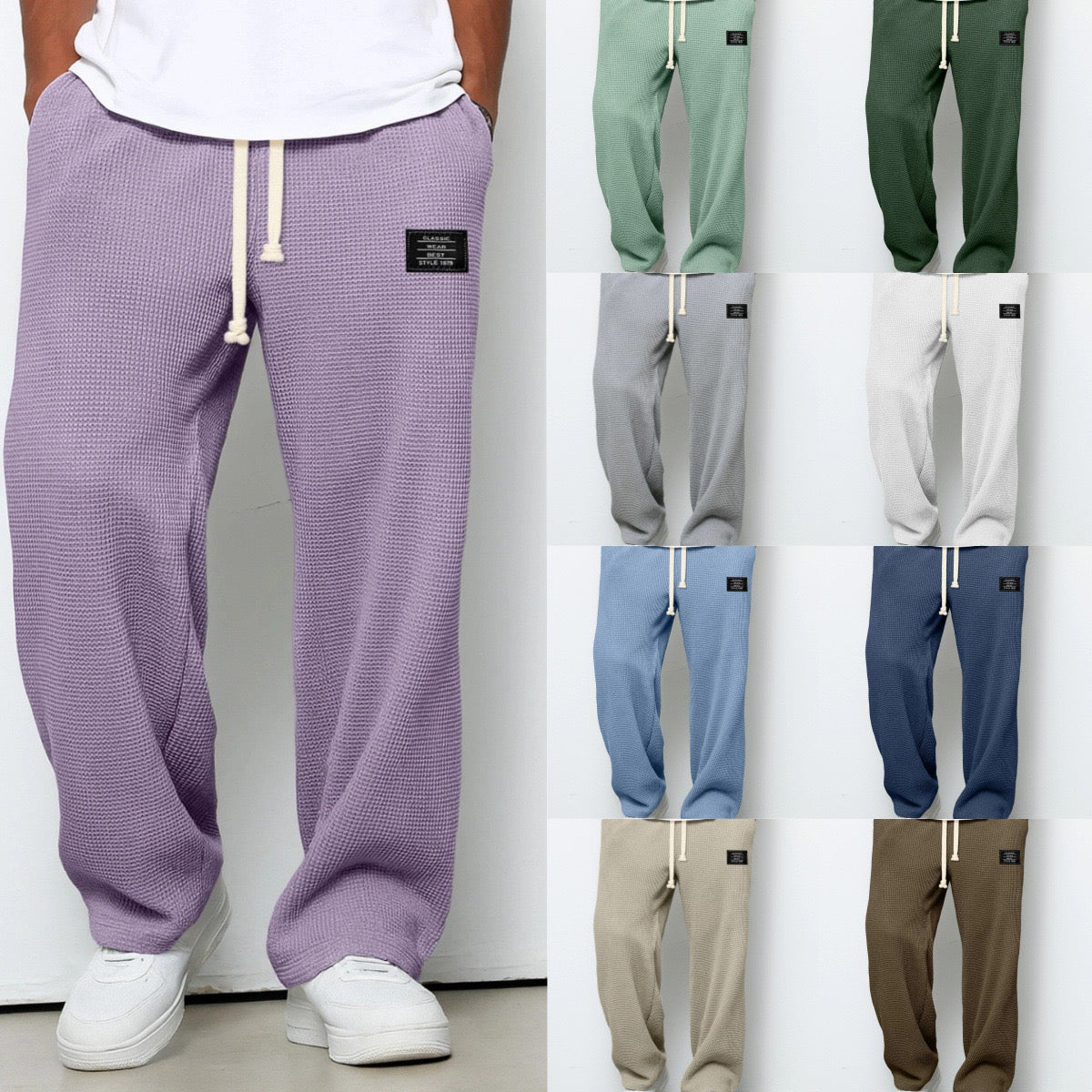 Lightweight Breathable Men's Summer Jogger Pants