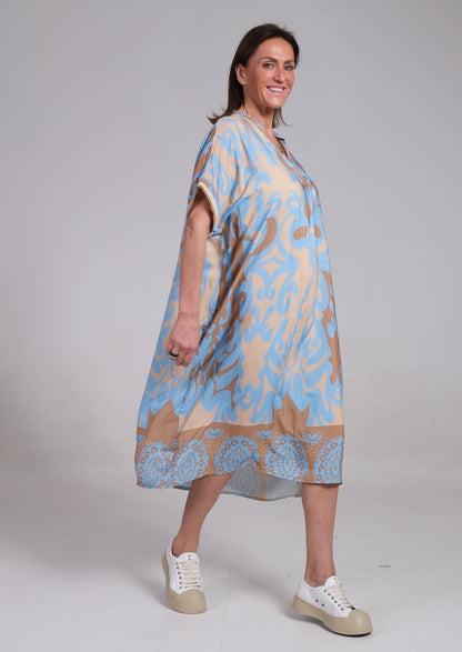 Beautiful Flower Print Women's Dress