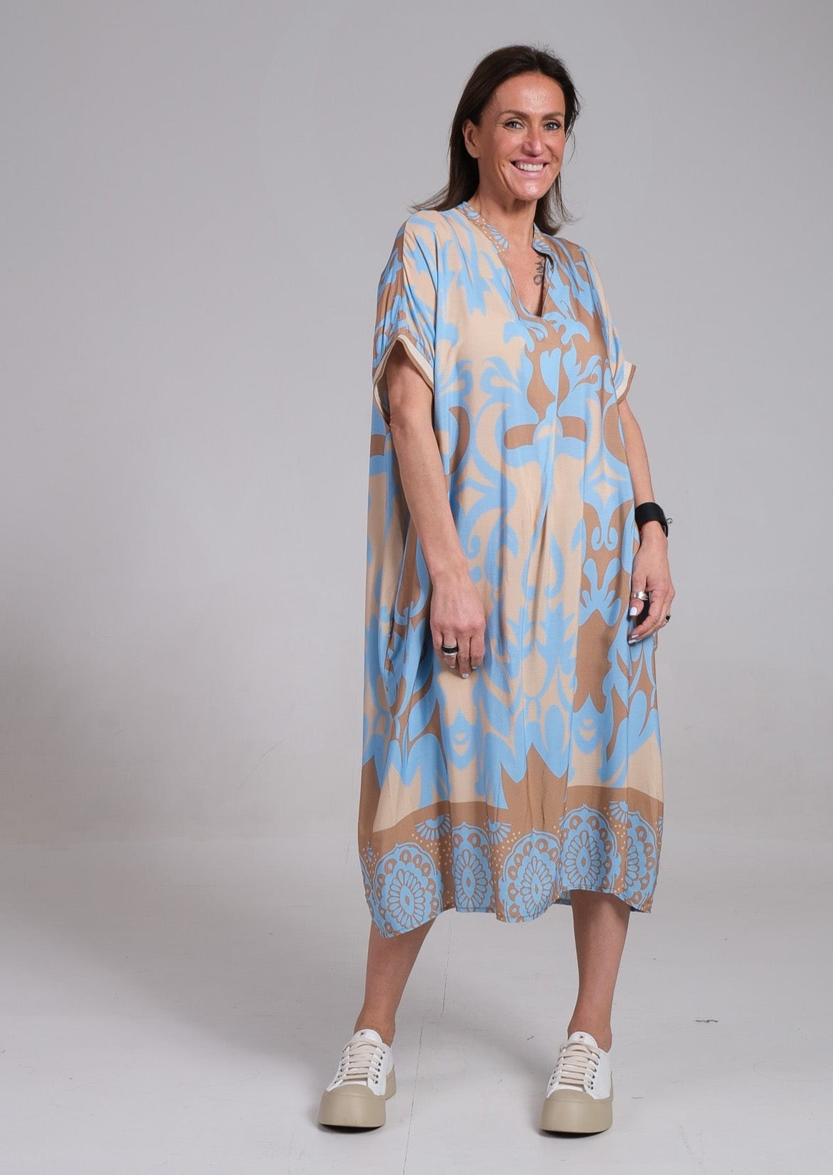 Beautiful Flower Print Women's Dress