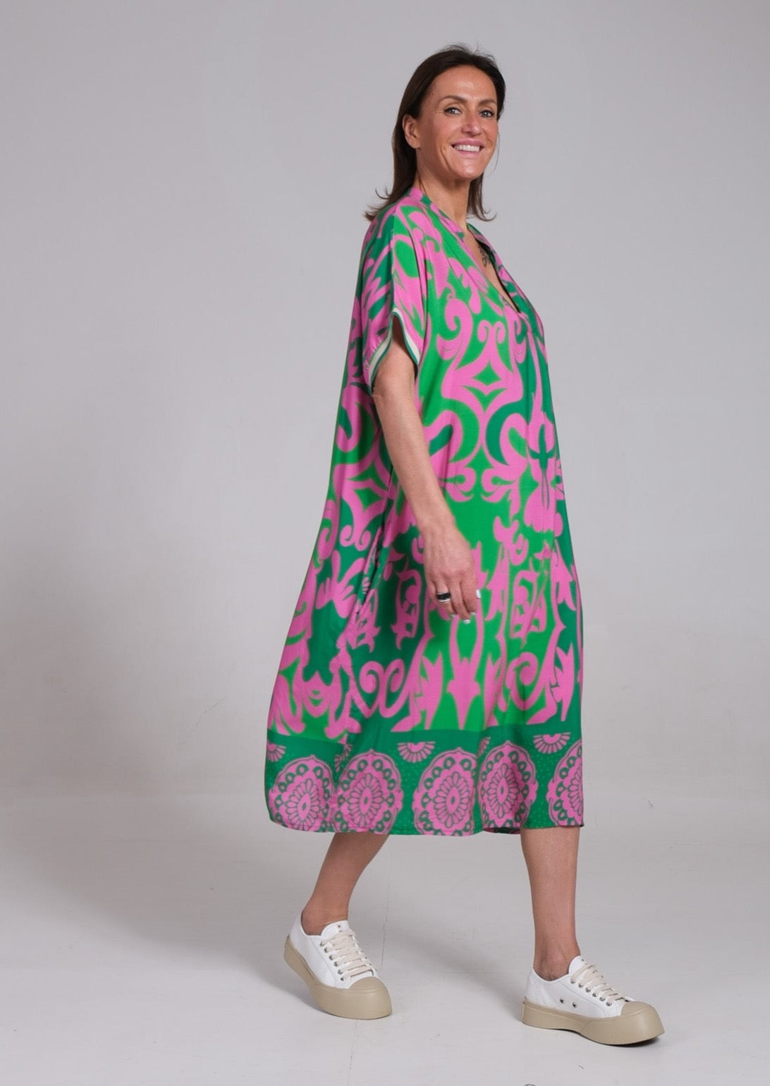 Beautiful Flower Print Women's Dress