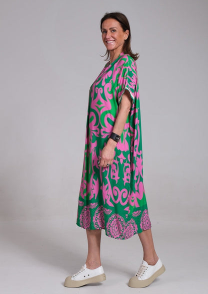 Beautiful Flower Print Women's Dress