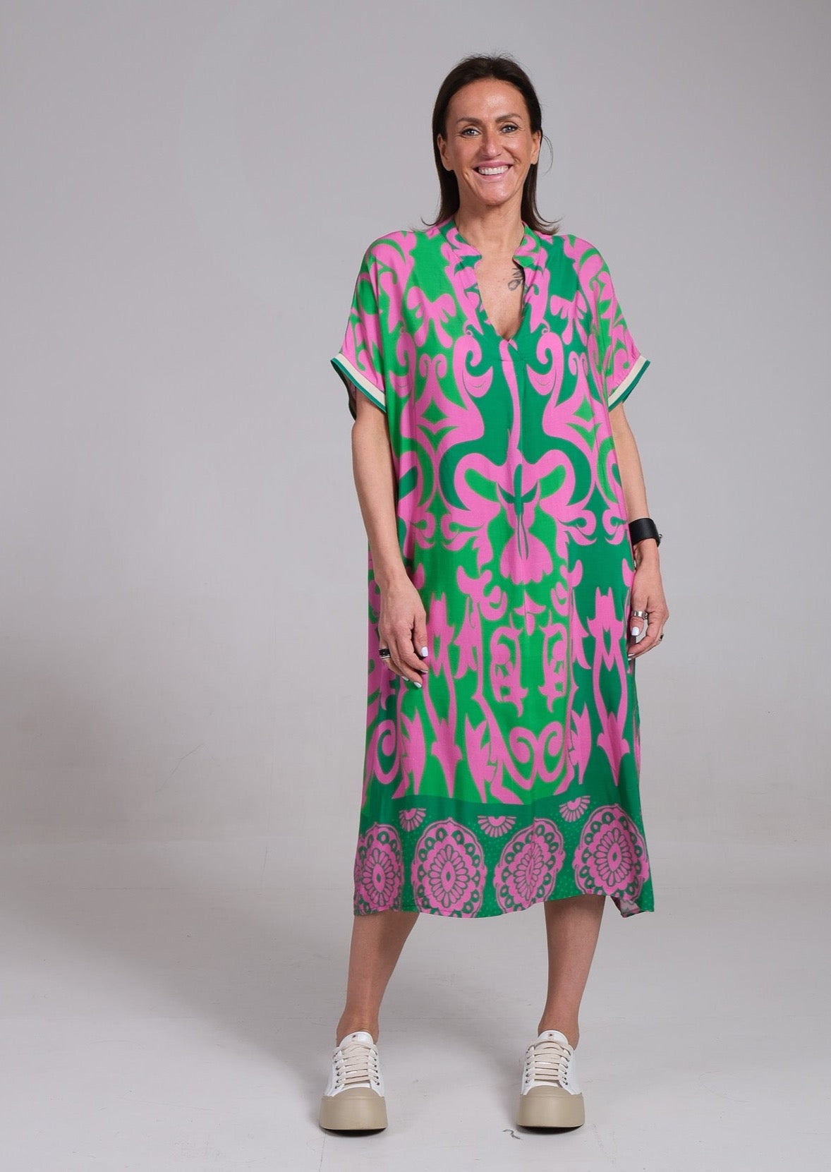 Beautiful Flower Print Women's Dress