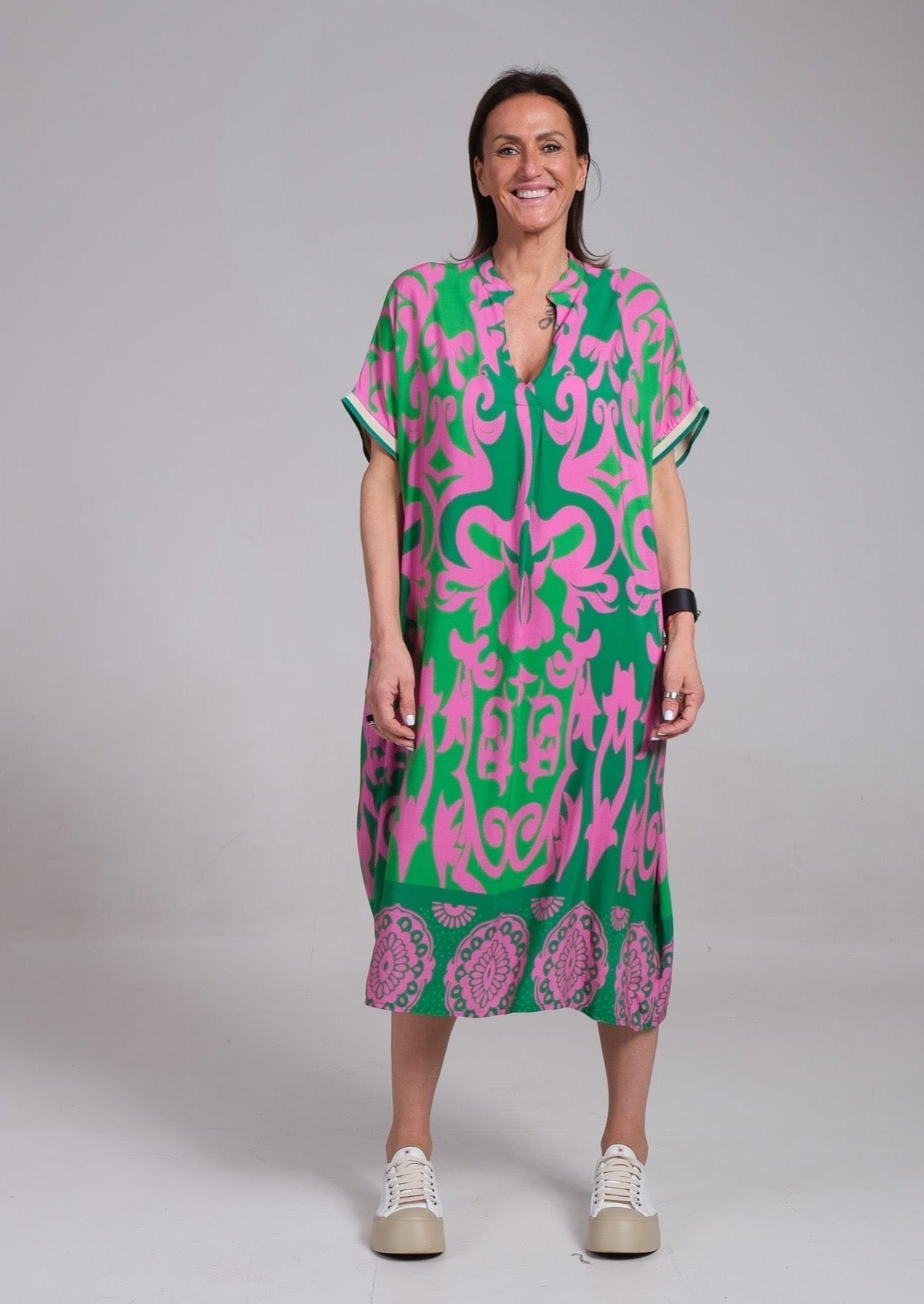 Beautiful Flower Print Women's Dress