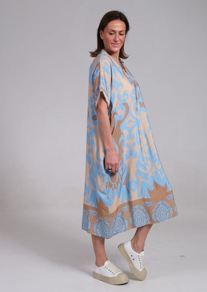 Beautiful Flower Print Women's Dress