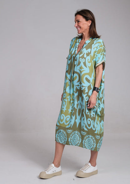 Beautiful Flower Print Women's Dress