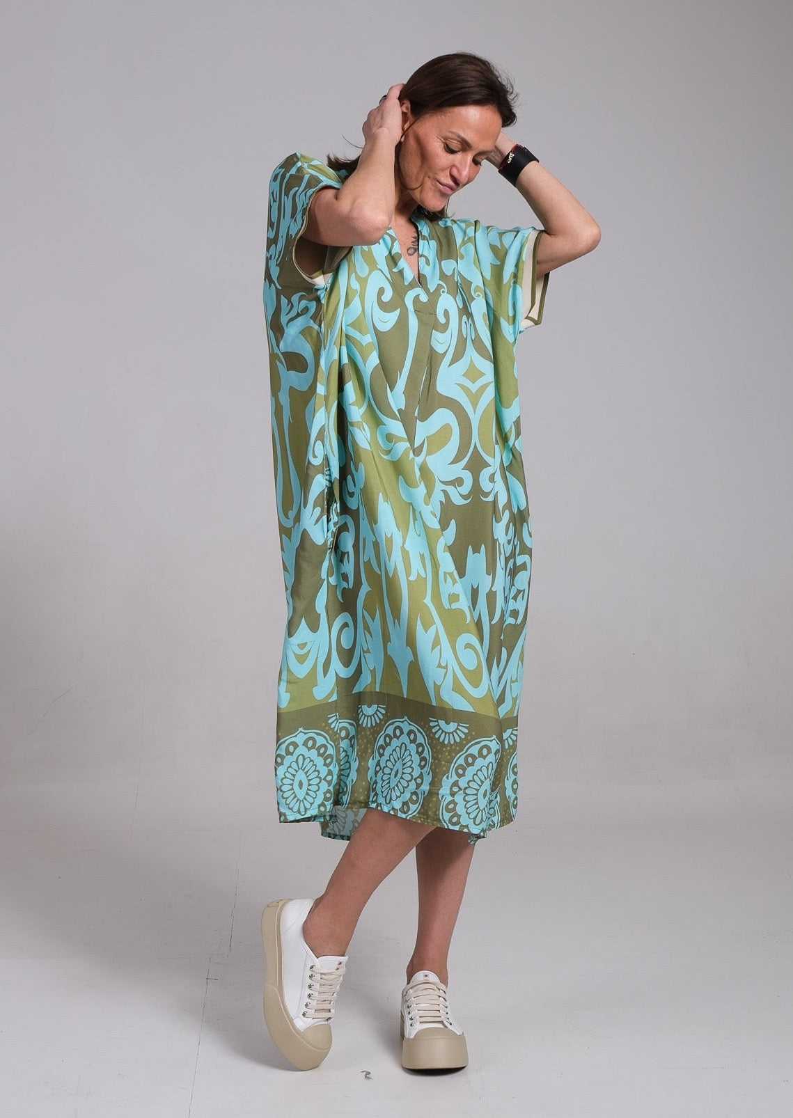 Beautiful Flower Print Women's Dress