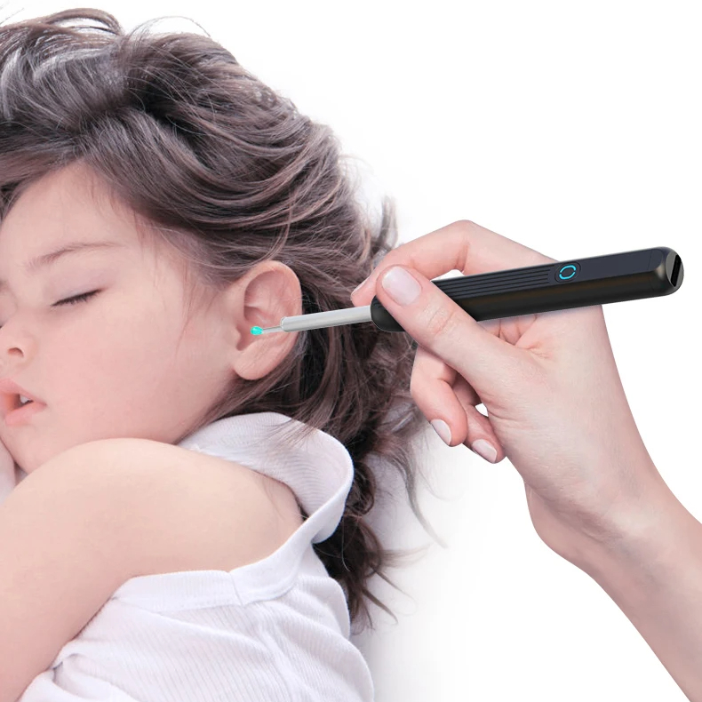 Cordless Rechargeable Ear Cleaner with LED Light - Luxivelle