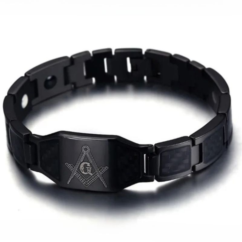 Men's Therapeutic Magnet Bracelet - Strong & Comfortable Fit - Luxivelle