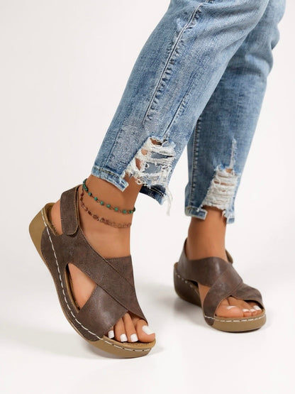 Elevated Heel Summer Sandals