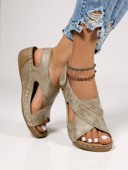 Elevated Heel Summer Sandals