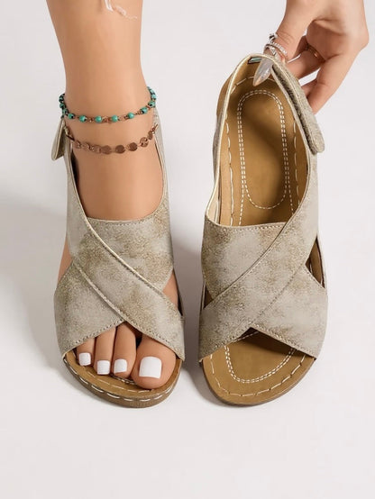 Elevated Heel Summer Sandals