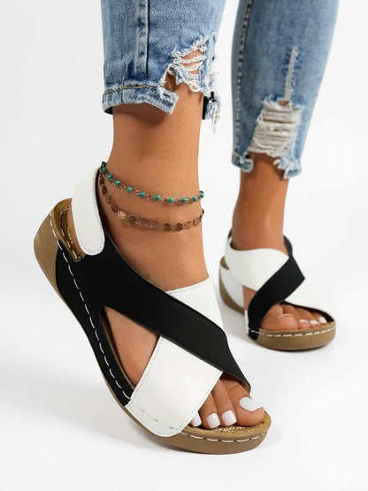Elevated Heel Summer Sandals
