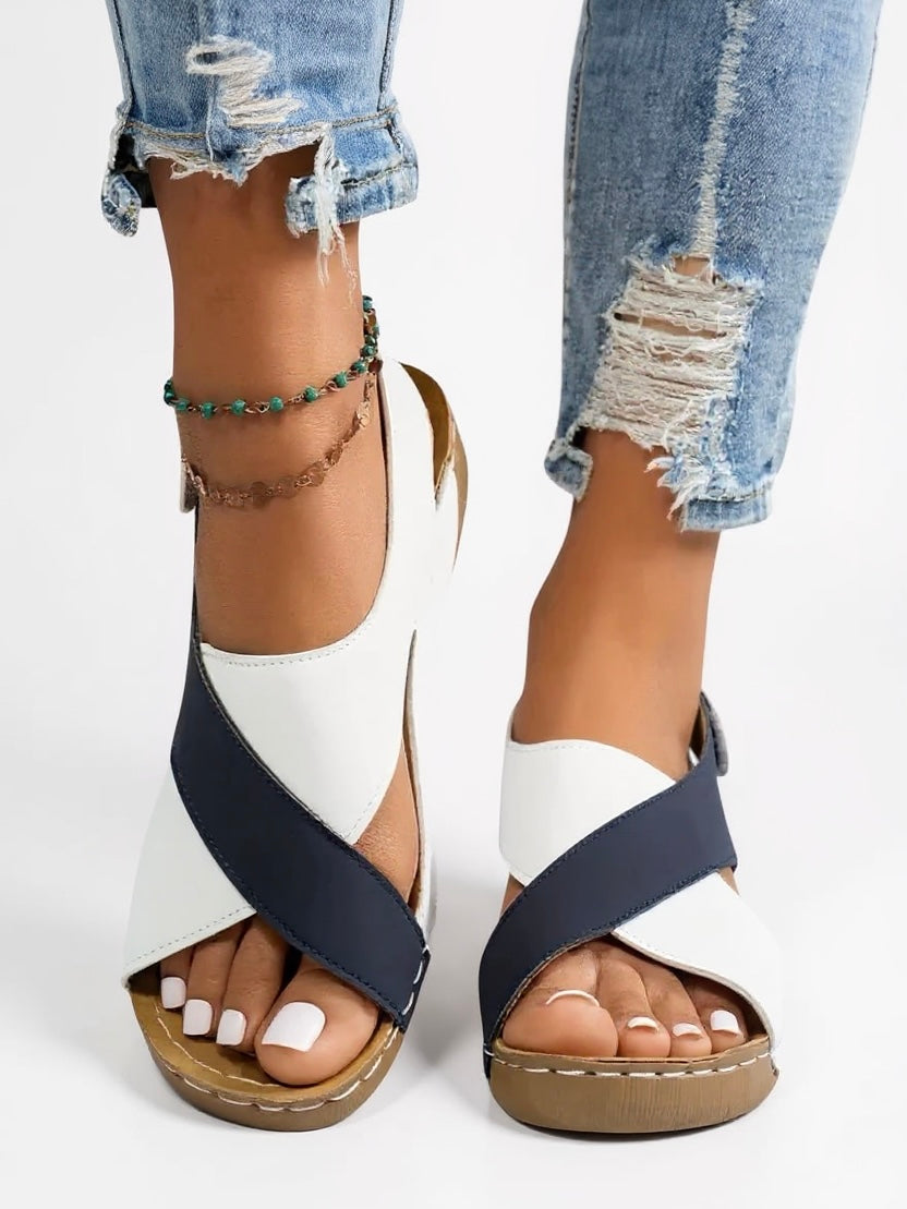 Elevated Heel Summer Sandals