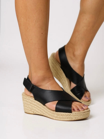 Summer Espadrille High Heel Sandals