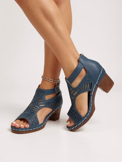 Strappy Ankle High Heel Sandals