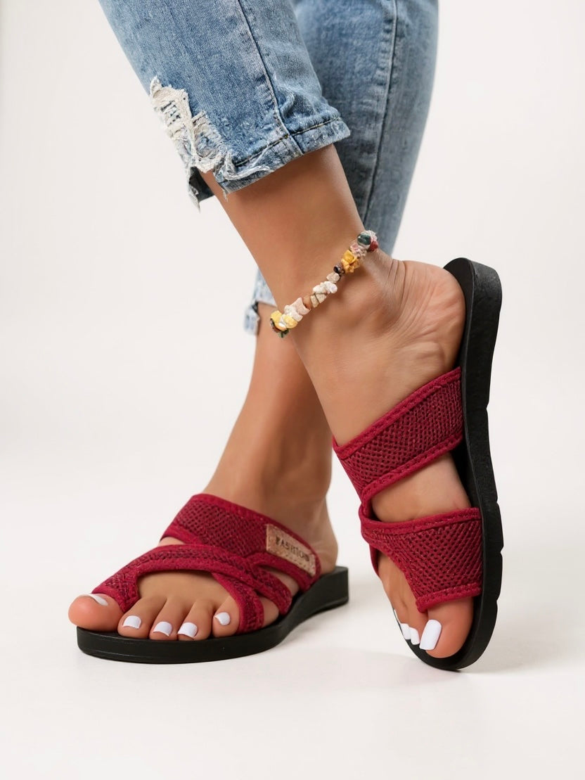 Breathable Mesh Slide Sandals