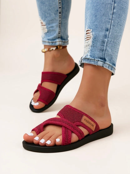 Breathable Mesh Slide Sandals