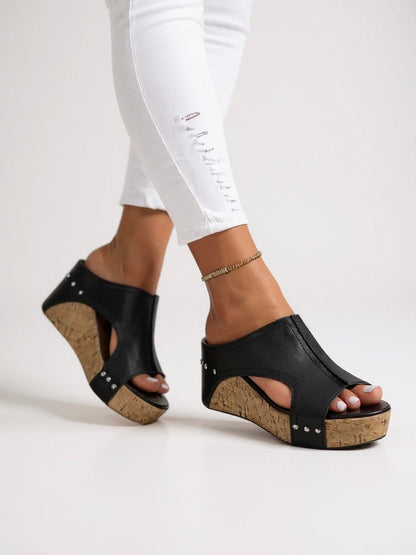 Sasha Comfortable High Heel Sandals - Luxivelle