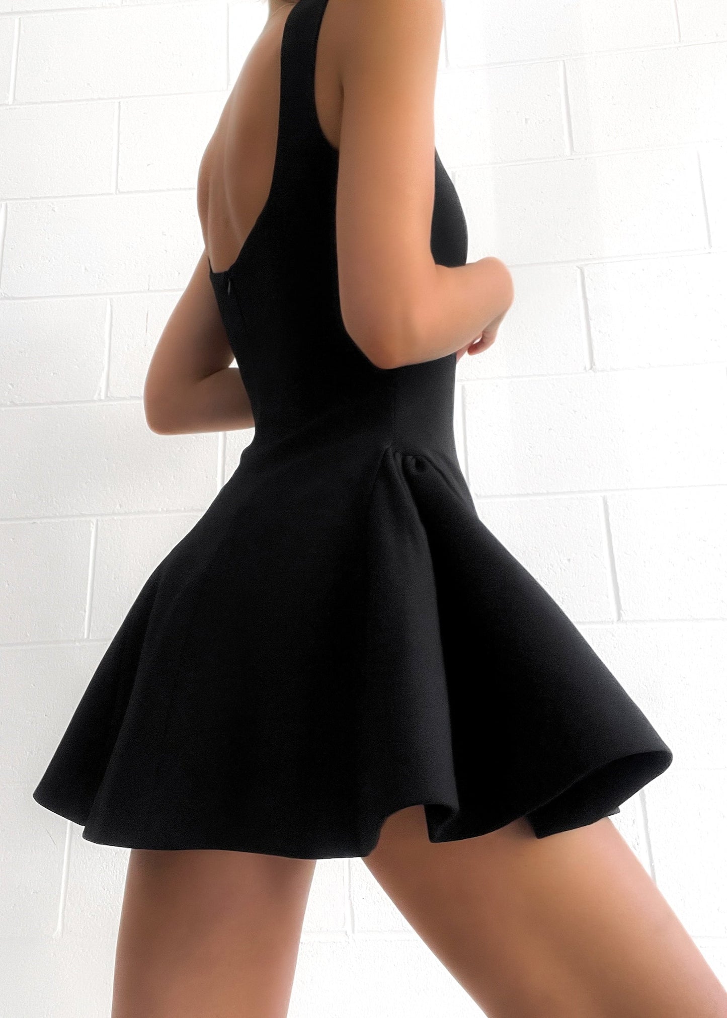 Chic Embellished Little Black Dress