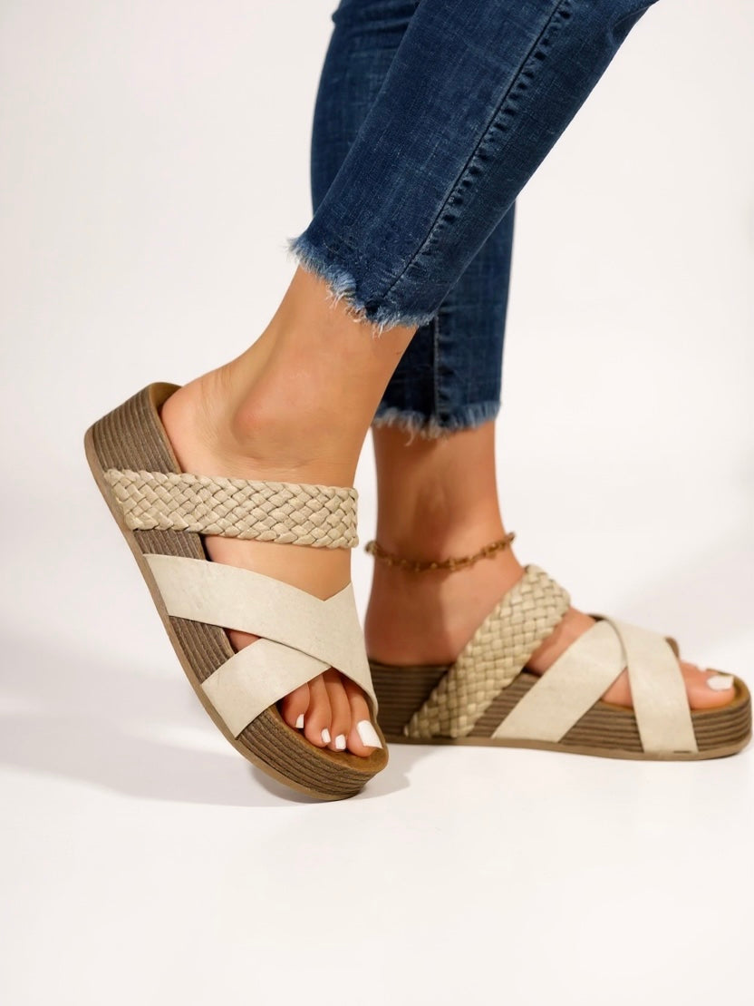 Woven Platform Summer Sandals