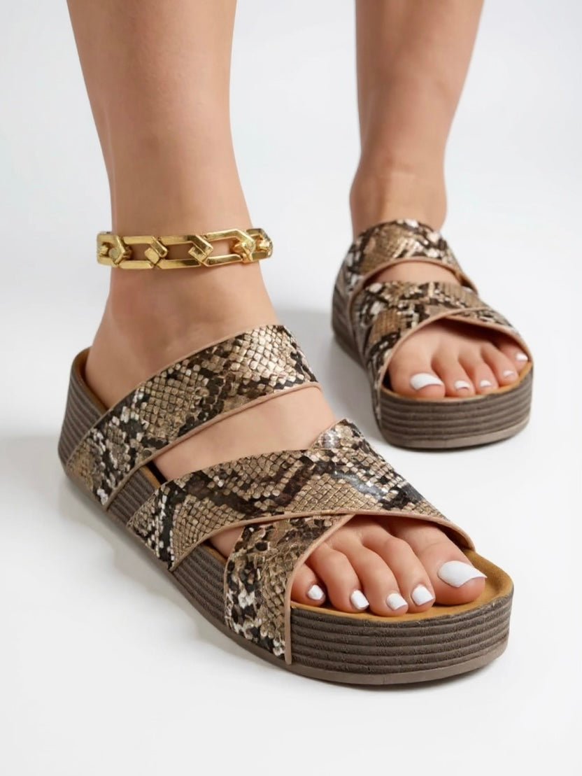 Woven Platform Summer Sandals
