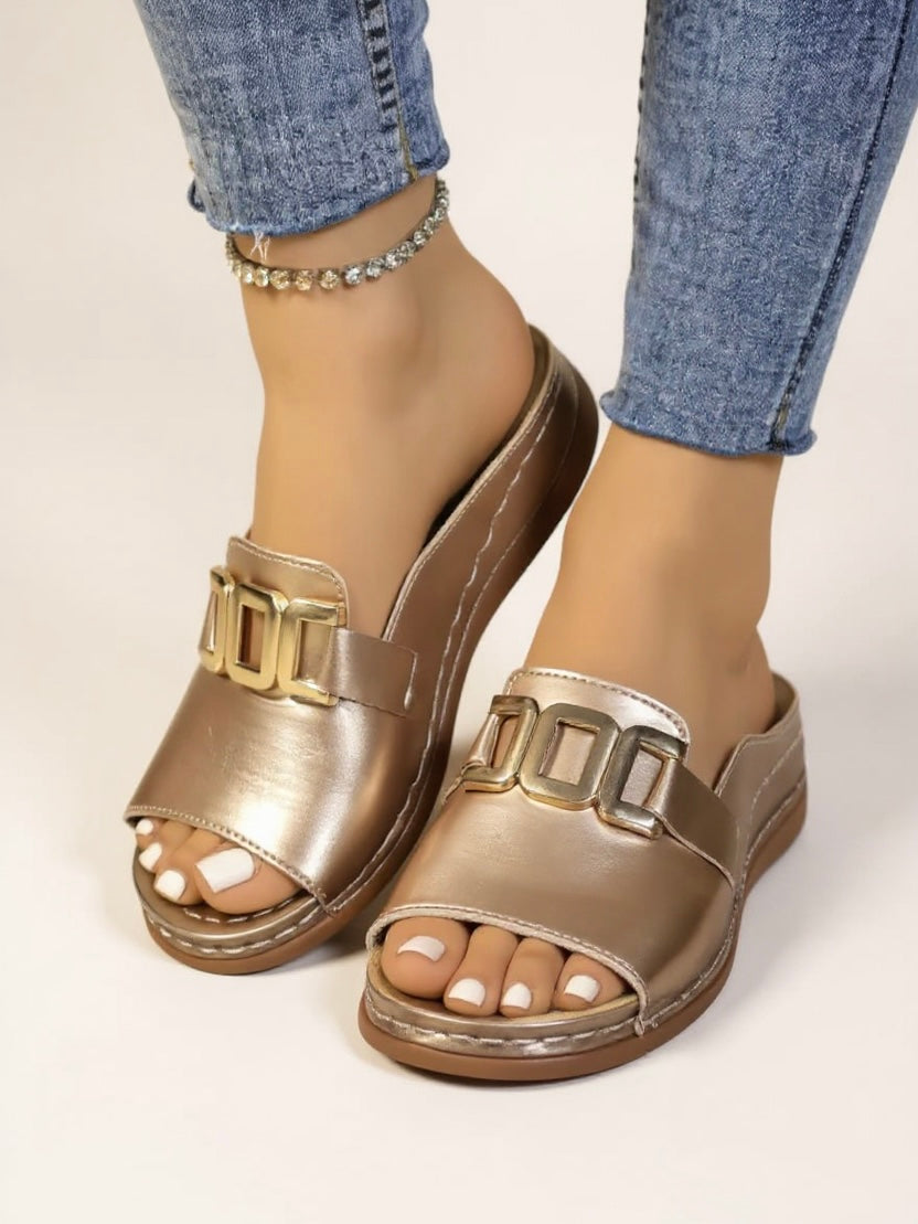 Lena | Luxury Buckle Sandals