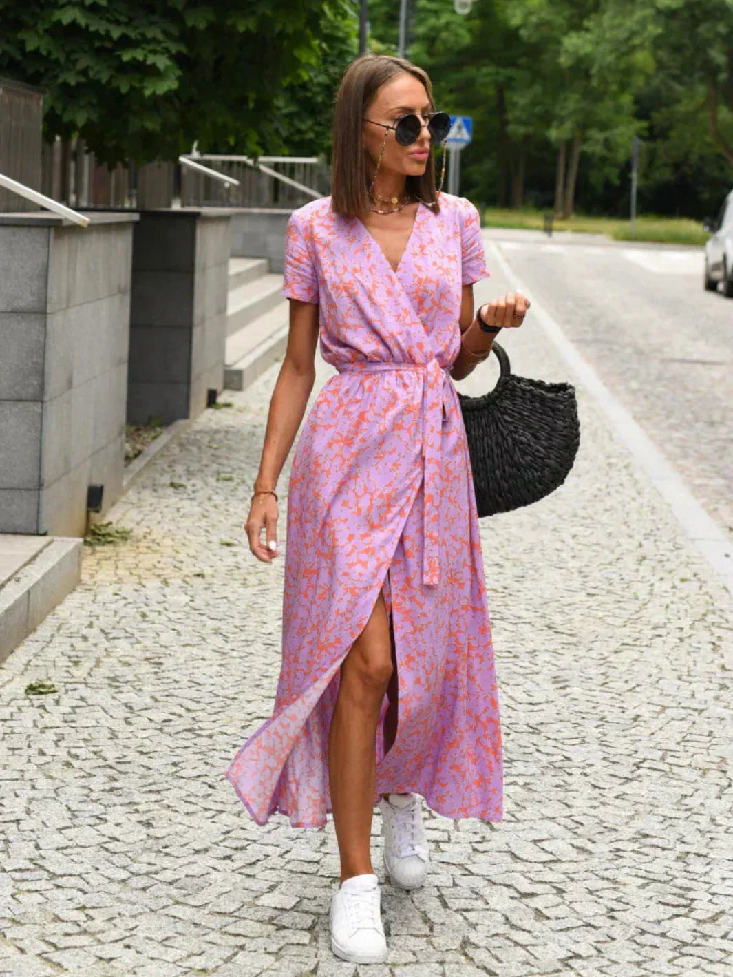 Chic Belly Concealing Maxi Dress